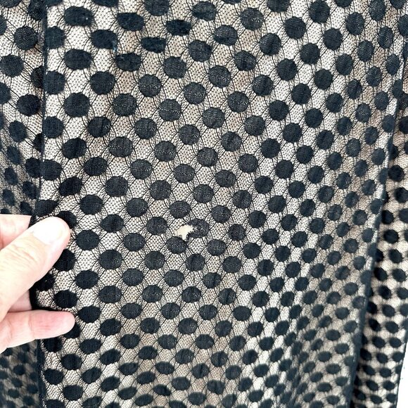 BETTIE PAGE queen of pinups dress fit flare vintage inspired lace black 10 - Picture 6 of 7